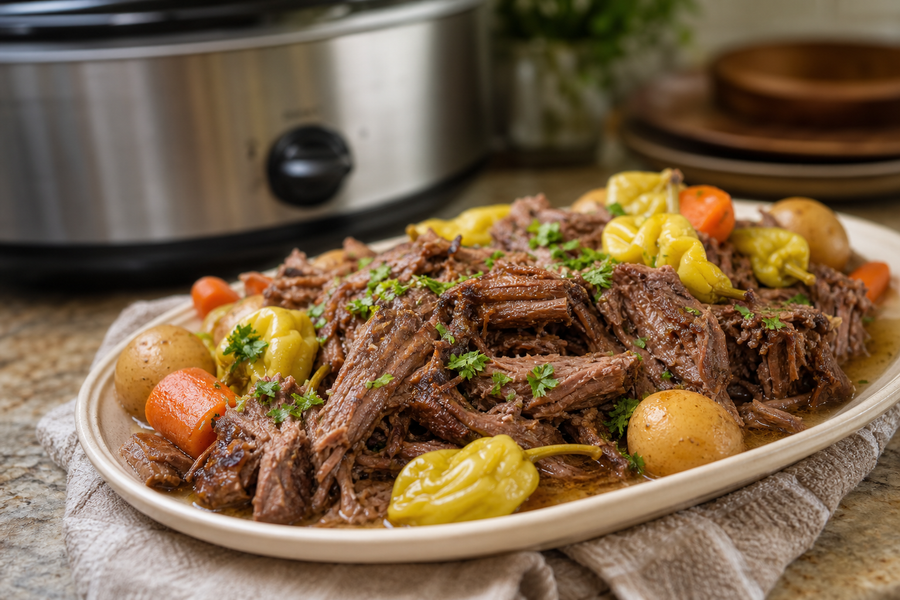 Crockpot Mississippi Pot Roast