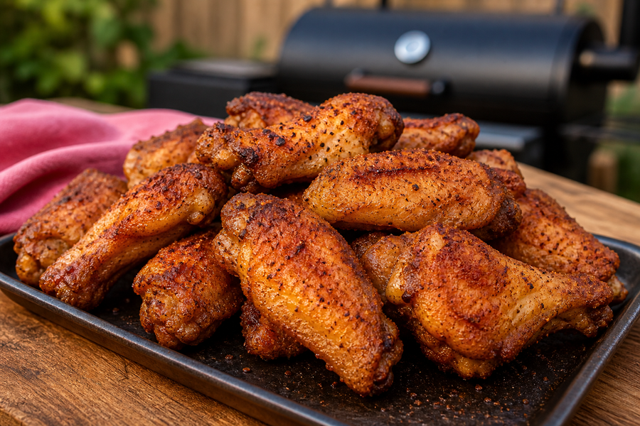 Easy Crispy Smoked Chicken Wings