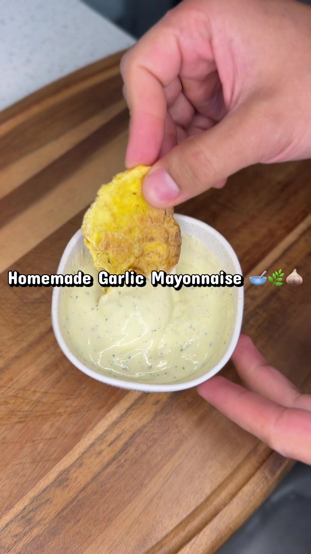 Garlic cilantro mayonnaise