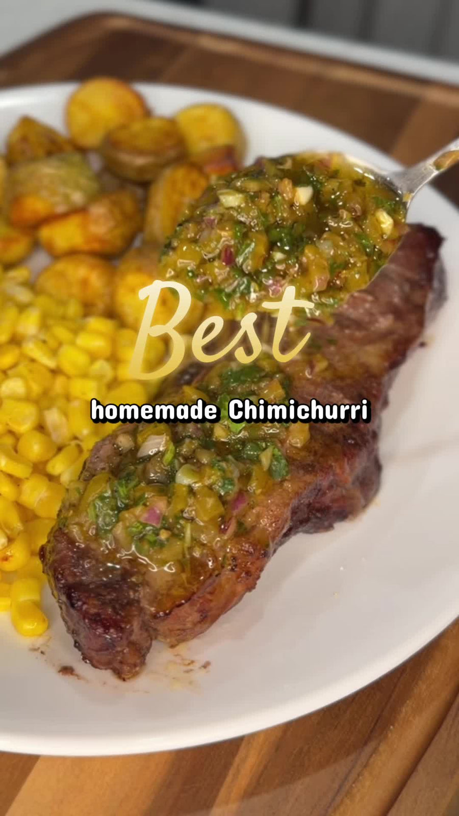 Roasted Yellow Bell Pepper Chimichurri