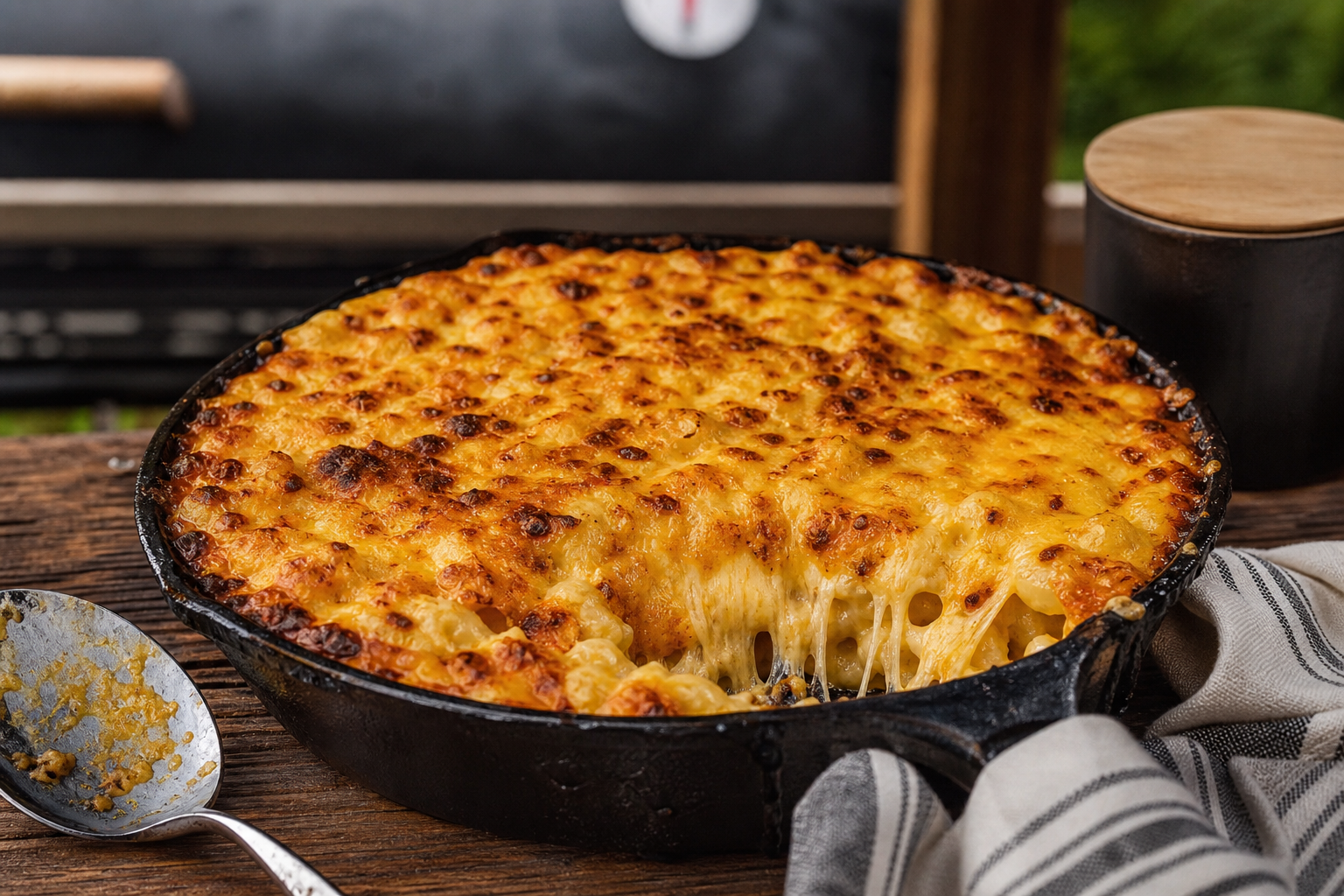 Smoked mac and cheese